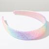 Cute Kids Girls  Rainbow Sponge Sparkly Hairband Headband Hair Accessories Hair Jewley