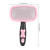 Dog Brush Stainless Steel Dogs Combs Massage Dog Grooming Brush Pet Hair Remover Cleaning Tools Soft Handle Cat Comb Brush