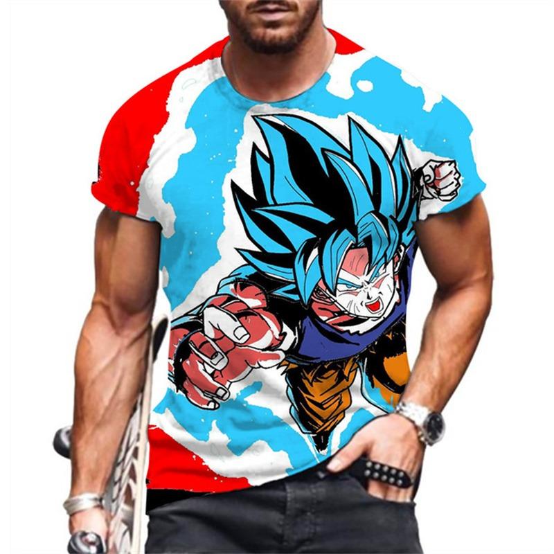 Summer Kids Dragon Ball T-shirt Goku Vegeta Kakarot Super Saiyan Boys