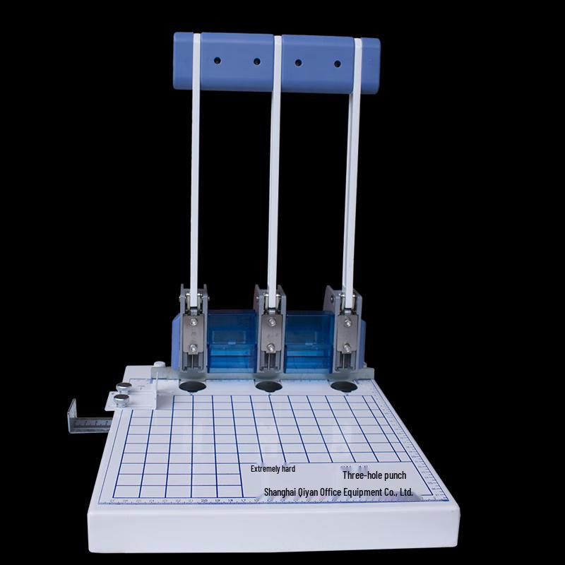 Qiyan 3-Hole Punch & 3-Needle Document Binding Machine