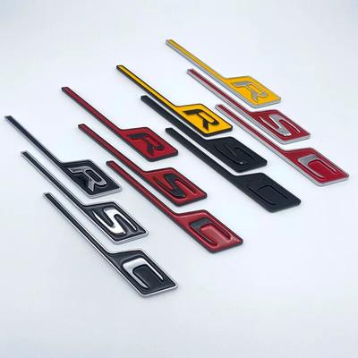 3D ABS Chróm Čierna Žltá Červená Odznak zadnej časti auta Logo GT RSC Emblém pre Mercedes AMG GTR GTC GTS C190 Nálepky na auto