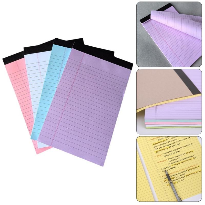 4 szt./zestaw 50 kartek Notes w linie Mały notes do pisania A 4 A 5 Notes prawniczy Notesy w linie Artykuły biurowe i szkolne dla ucznia