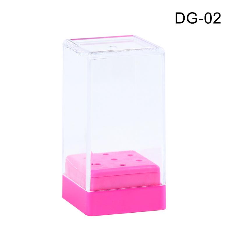 

Коробка для хранения головок для лака для ногтей, коробка для демонстрации шлифовальных головок, керамическая коробка для головок для лака для ногтей из вольфрамовой стали.