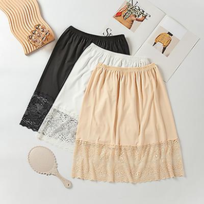 Women's Half-length Petticoat Lace Anti-permeable Hanfu Inner Skirt