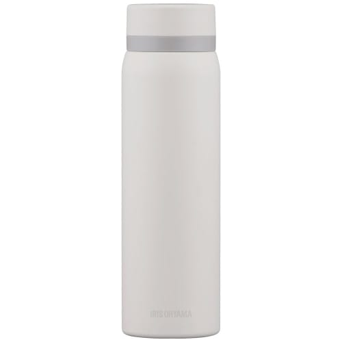 IRIS OHYAMA SKB-S500 Stainless Steel Water Bottle, 500ml, Vacuum Insulated, Keeps Hot or Cold for 6 Hours, Easy To Use In the Office, Direct Drinking,