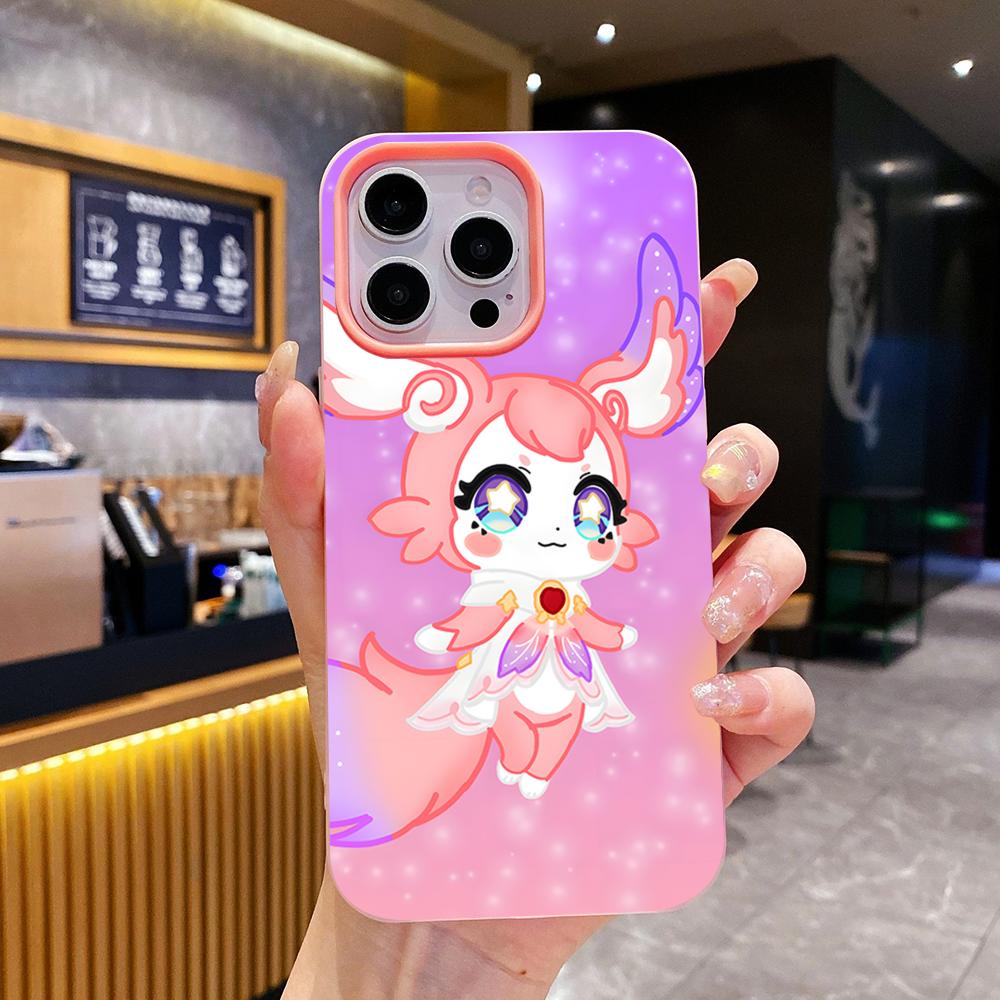 HSR Mem Jelly Double layer Pink Mobile Phone Case for iPhone 17 16 15 14 13 12 11 Air Pro Max Plus Protective