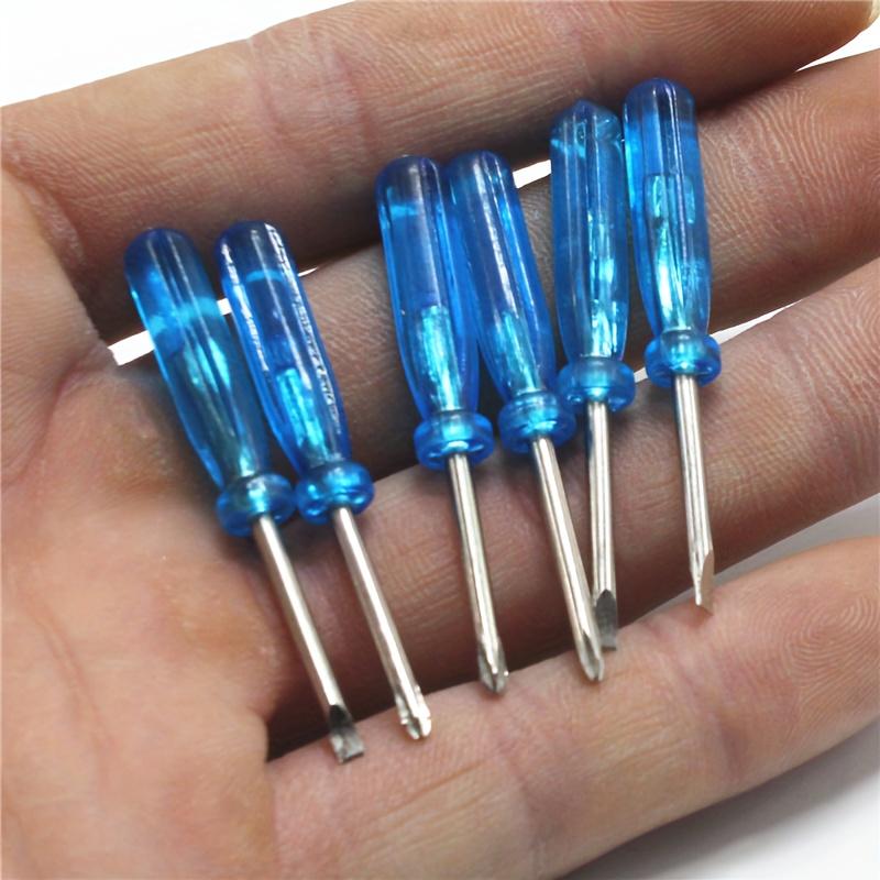 Blue Mini Screwdriver Typing Repair Tool, Crystal Handle Screwdriver Tool, Halloween, Christmas, Thanksgiving Gift