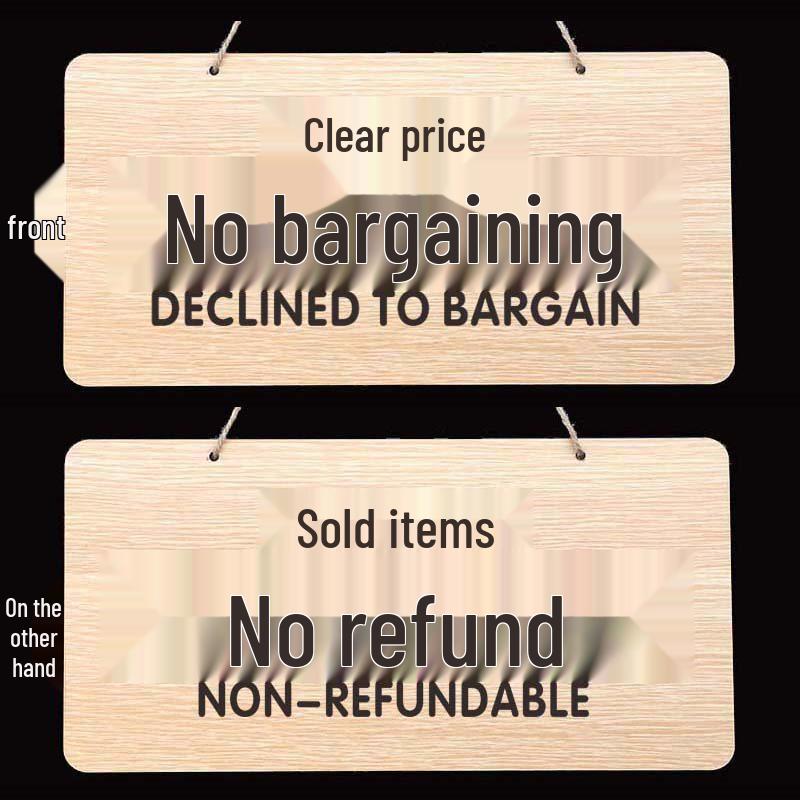 

Reversible Wooden Door Sign: Welcome/Open & A/C On/Out on Business
