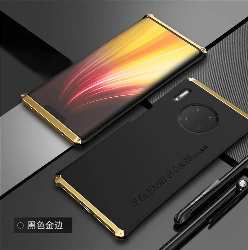Aluminum Metal Armor Shockproof Phone Case For Huawei Mate 30 6.62" Pro 6.53 inches Hard Plastic Protective Back Cover Fundas