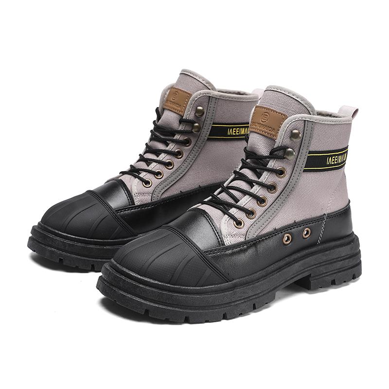 Neues Paar Antikollision Bequem Abriebfest Lässig High Top Stiefel Vielseitig für Tägliche Arbeit und Outdoor Herrenschuhe