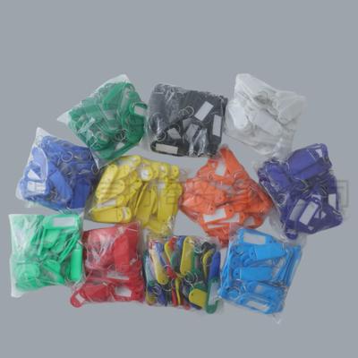 Portachiavi in plastica morbida PE colorata per la classificazione dei numeri e la gestione dei bagagli