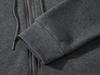 European & American Unisex Zip-Up Fleece Hoodie: Solid Color, Autumn/Winter Sportswear