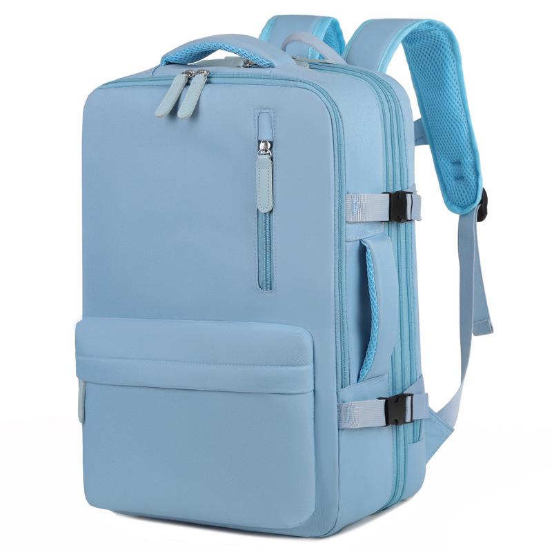 Unisex High-Capacity Travel Backpack: Expandable Laptop & College Bookbag