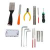 Guitar Repair Set Fret Grinding File Cleaning Brush Protection Gasket Maintenance Tools
