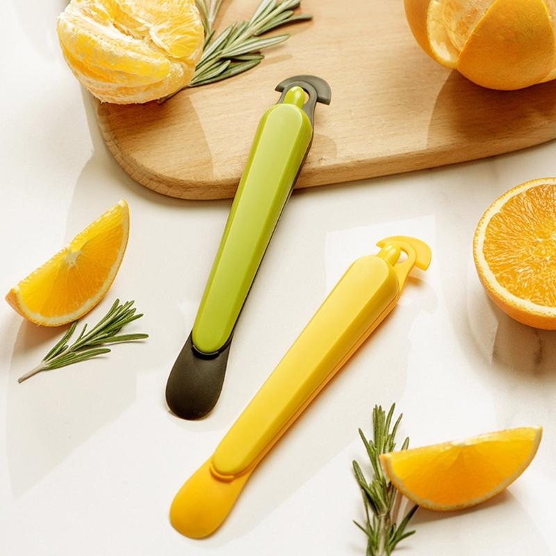 PP and ABS Orange Peeling Instrument Comfortable Handle Citrus Peeling Tool Space Saving Skinner with Hanging Hole