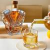 Yousheng Láhev na whisky Dekantér motoru motocyklu Ručně vyráběná skleněná láhev Mechanická estetika Nádoba na likér pro motocyklové nadšence