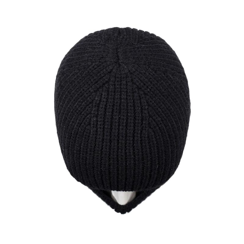 Winter Strickmütze Herrenmütze Outdoor Warm Winddicht Reiten Wollmütze Maske Schal Alles-in-Eins Mütze