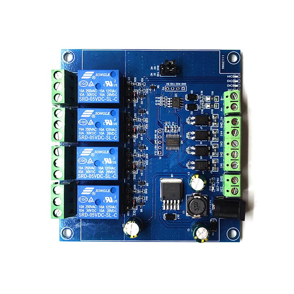 7-11V Modbus RTU Protocol 1 1 Channel Relay Module Onboard 1V 11A/111V AC DC Relay RS181 Communication TTL UART Interface