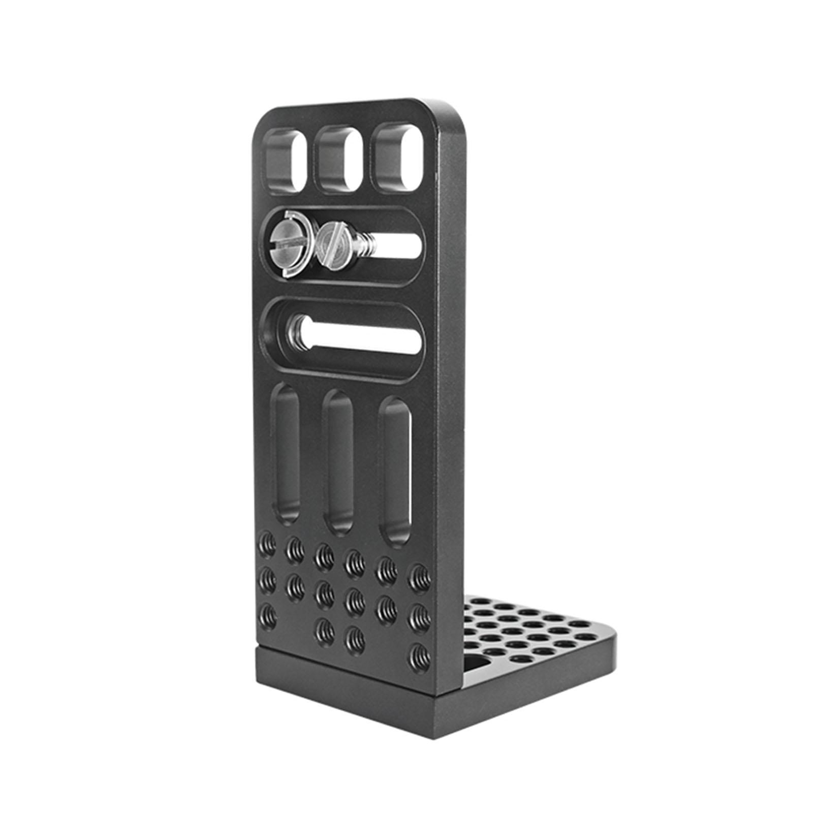 

Система быстросъемной L-образной площадки для камеры Вертикальный кронштейн Винт 1/4 3/8 для стабилизатора зеркальной/цифровой камеры Алюминиевый сплав- L130A