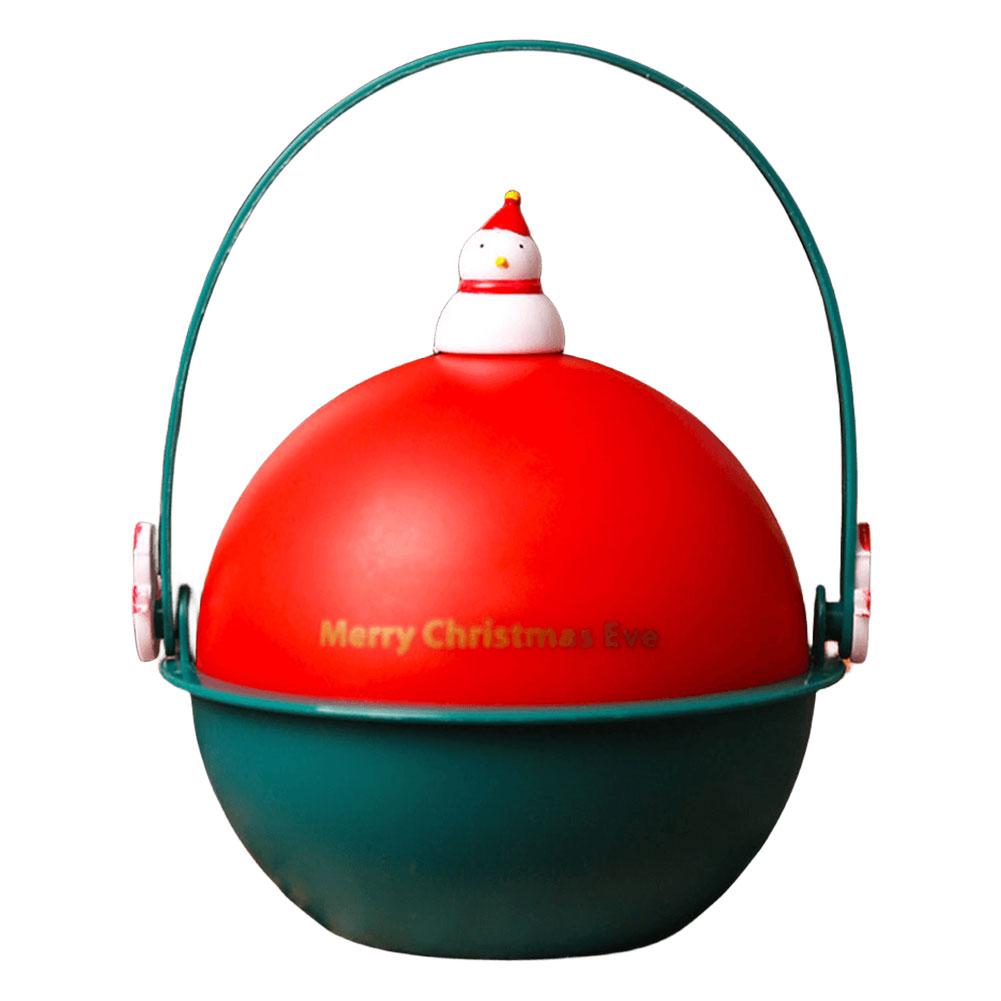 Weihnachts-Süßigkeitenbehälter mit Griff, Goody Buckets, Mehrzweck-Geschenkbox für Festivals, Weihnachten, Winterferien, Partyzubehör