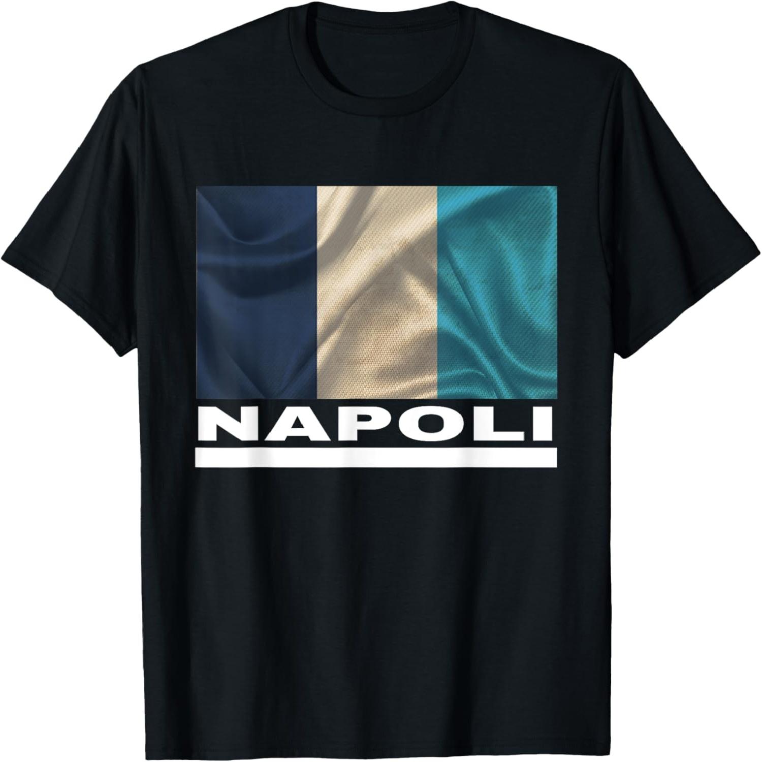 

Napoli Jersey - Naples Italy Flag T Shirt - Soccer Clothing T-Shirt S