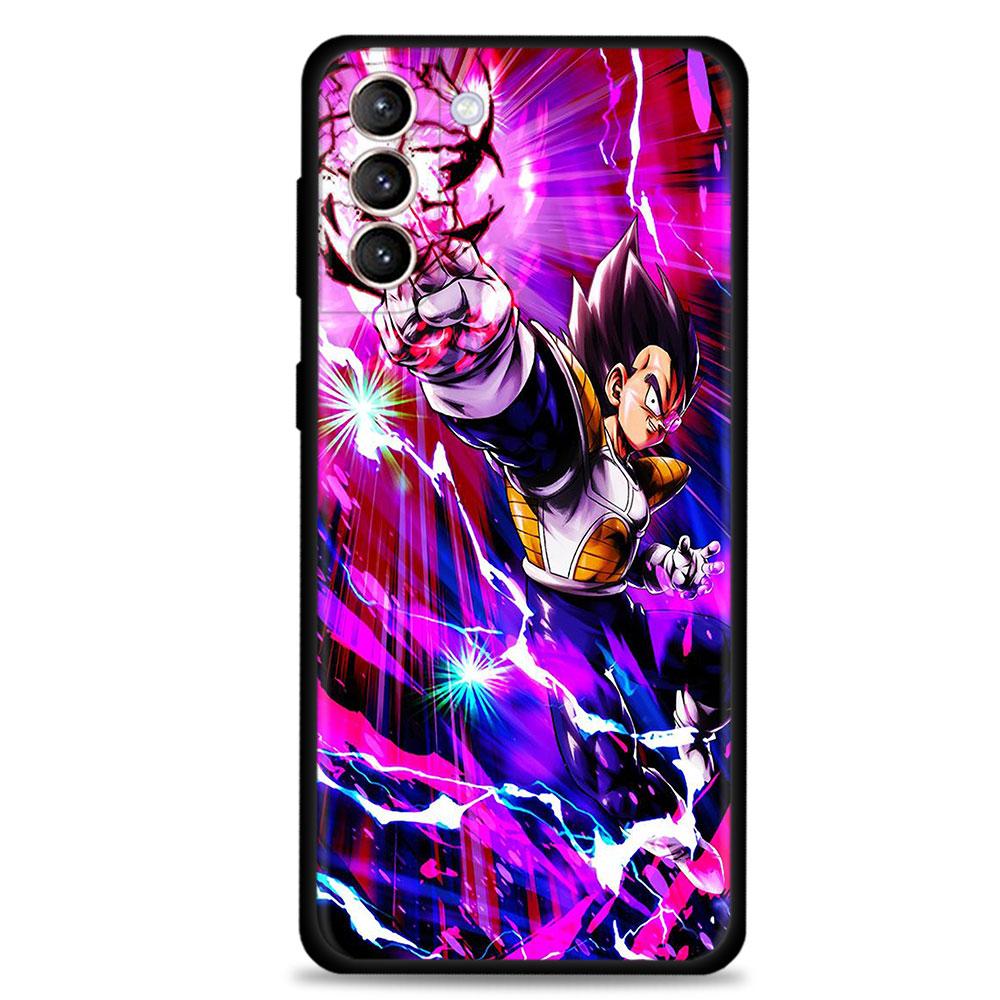 Dragon Ball Majin Vegeta Phone Case for Samsung Galaxy S20 S21 FE S22 Ultra S10 S9 S8 Plus S10e Note 20Ultra Silicon Cover