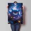 Canvas Artwork Painting Pokemon Gengar Poster Hd Prints Cartoon Character Picture Classic Modern Home Living Room Wall Decor