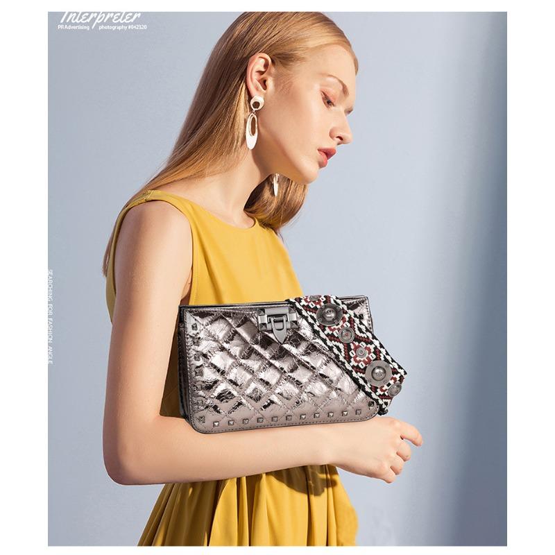 New Trendy and Fashionable Wide Shoulder Straps for Women's Leather Bag Versatile One-shoulder Crossbody Bag