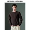 UR Men's Classic Solid Crew Neck Knit Sweater