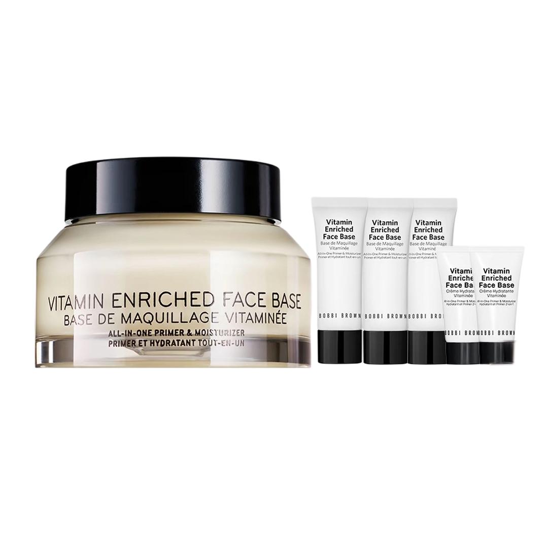 Bobbi Brown Vitamin Enriched Face Base Moisturizer & Primer Set 50ml+15ml*3+7ml*2