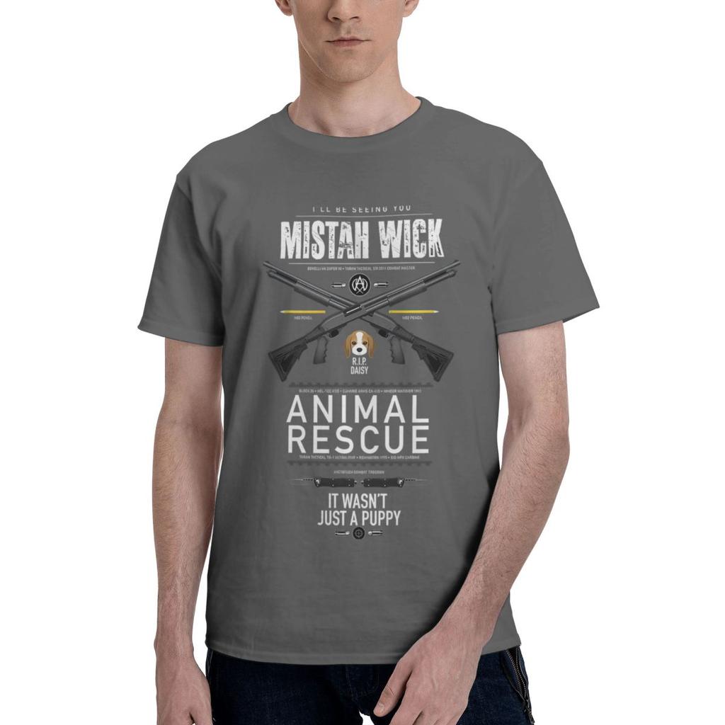 John Wick 24 100 Cotton Casual Breathable Confortable Manga New In Tops And TShirts Mens Wear