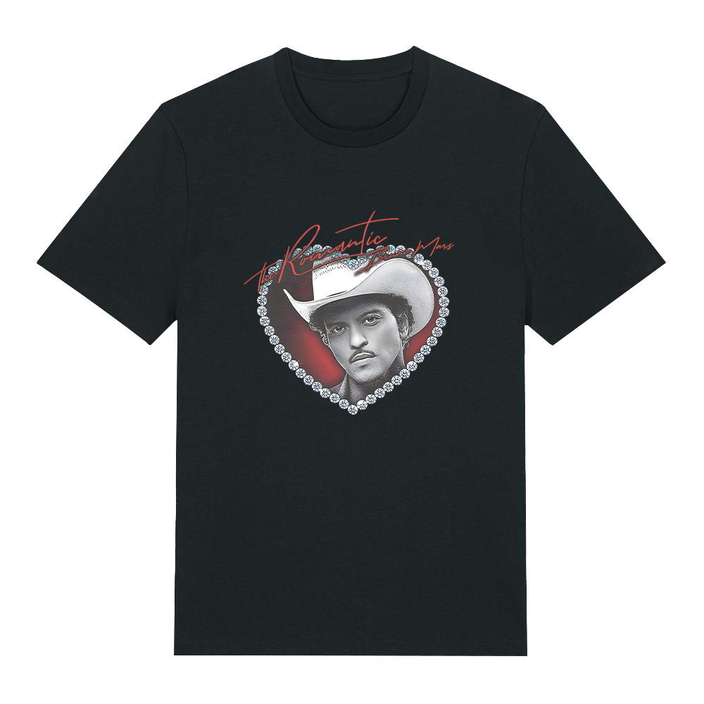 

Bruno Mars Win Your Heart Tour Tee Vintage Graphic Print T Shirt Women Men Street Style Short Sleeve Tee Cotton Top XS чёрный