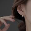 2023 New Style Light Luxury 925 Sterling Silver Sparkle Diamond Stud Earrings for Women