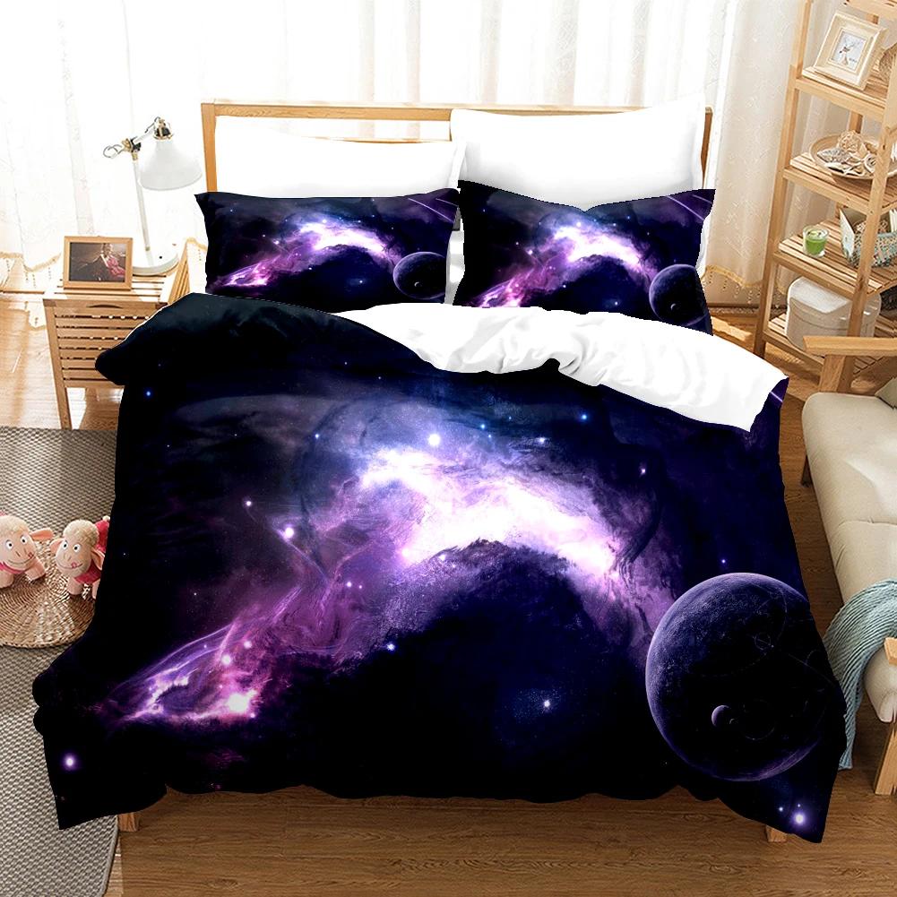 3pcs Dreamcatcher pattern printed bedding set,1 quilt cover+2 pillowcase, suitable for adults bedroom, home decoration