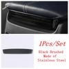 Car Rear Armrest Box Panel Decoration Sequ Cover Trim For Mazda CX-30  - 2025 Stainless Steel Accessories Interior Refit