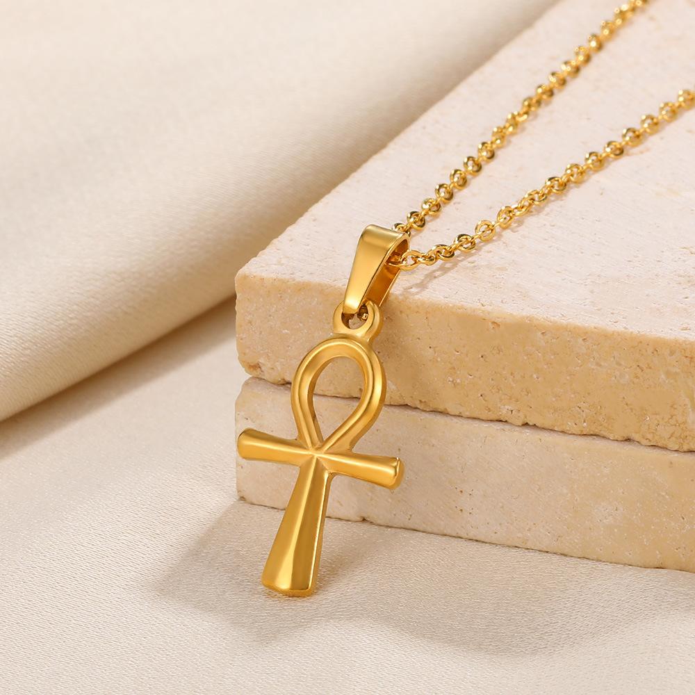 2025 Sun Moon Coin Pendant Necklace For Women Cute Fashion Gold Color Stainless Steel Round Necklace Sweet Jewelry Her Gifts