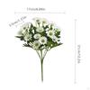 10 Bundles Flower Artificial Flowers Centerpiece Decorative Fake Plants Faux for Garden Party