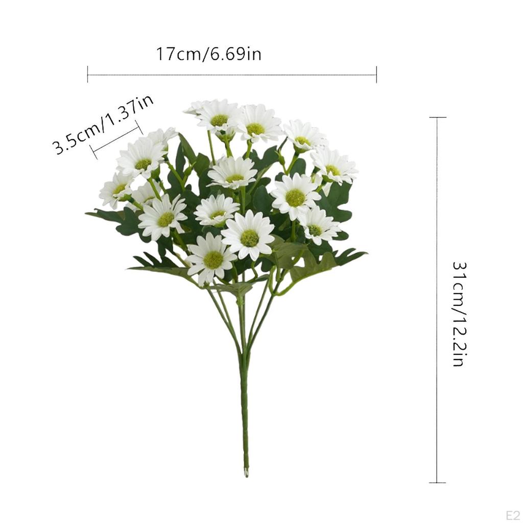 10 Bundles Flower Artificial Flowers Centerpiece Decorative Fake Plants Faux for Garden Party