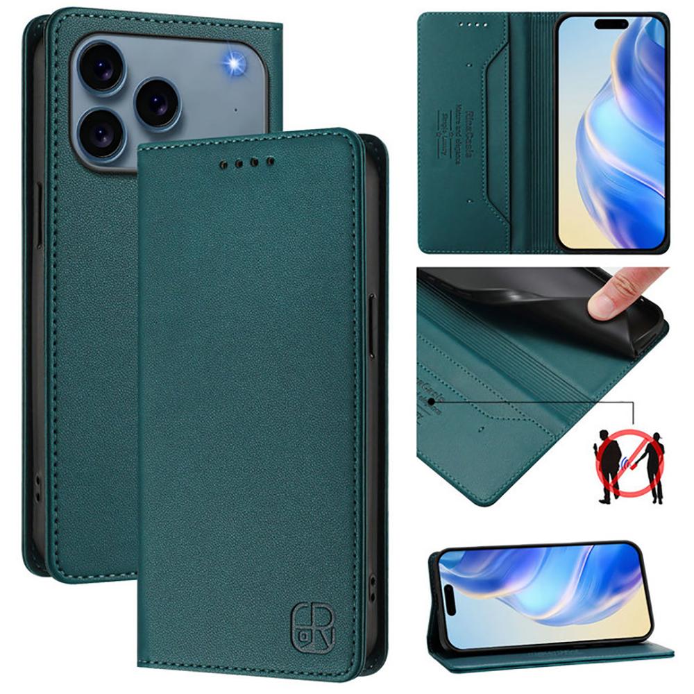 For iPhone 17 Pro Max 5G 2025 Flip Case RFID Blocking Leather Wallet Book Funda For iPhone 17 Air Luxury Cover iPhone17 Pro Etui