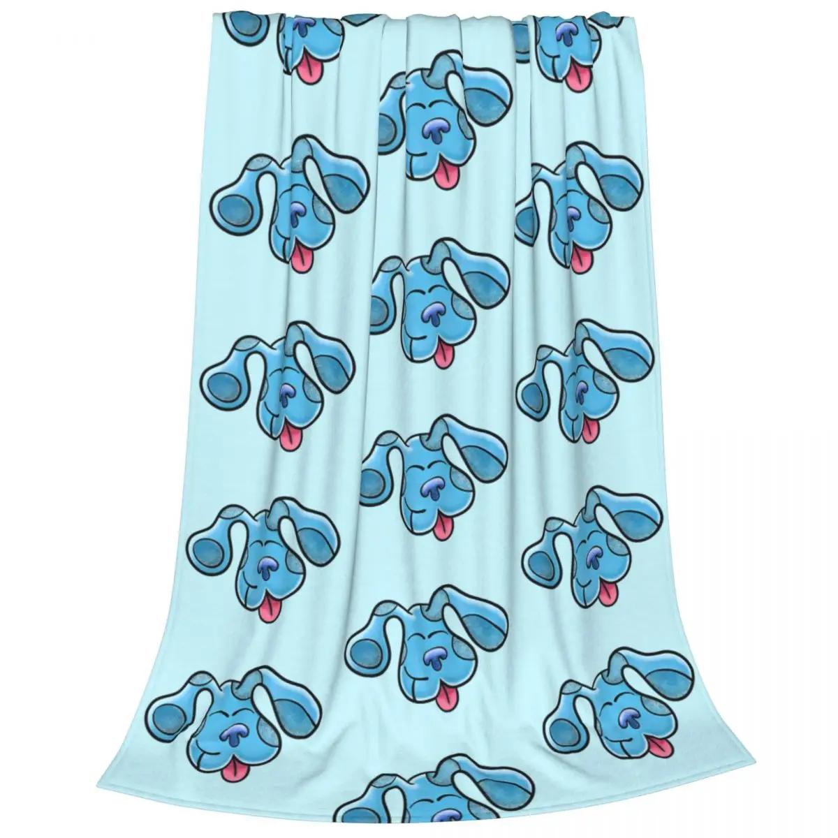 

Blues Clues Cartoon TV Show Flannel Throw Blanket Warm Cozy Bedspread for Winter 100x150cm