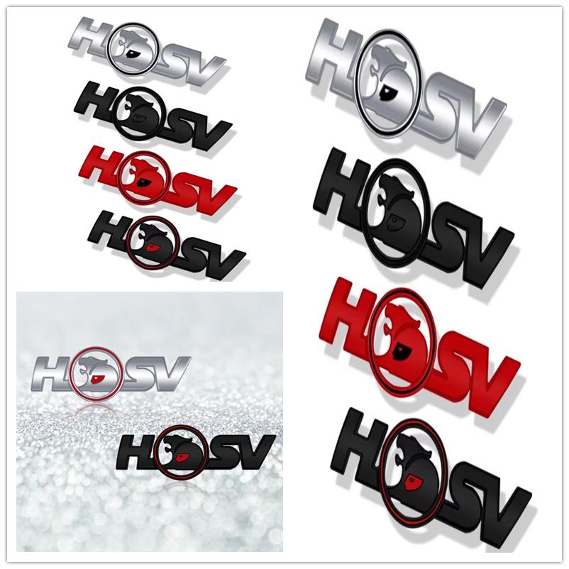 1pc New 3D Metal HSV Logo Emblem Decor Side Fender Rear Trunk Badge Sticker for HSV Astra Commodore VT VX VU VY HSV Cruze Rodeo Astra