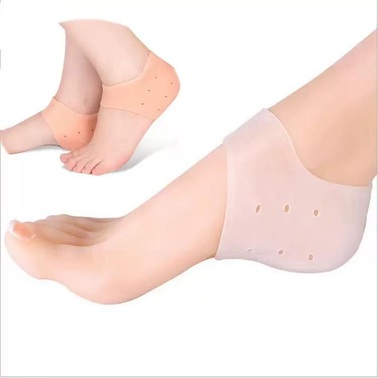 

Силиконовая защита пятки: Облегчает и увлажняет боль в пятке Skin Color with Holes