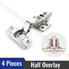 NAIERDI Stainless Steel Hydraulic Hinge - 4/8/12pcs NAIERDI C Serie Soft Close Hydraulic Hinge for Furniture,Cabinet and Doors
