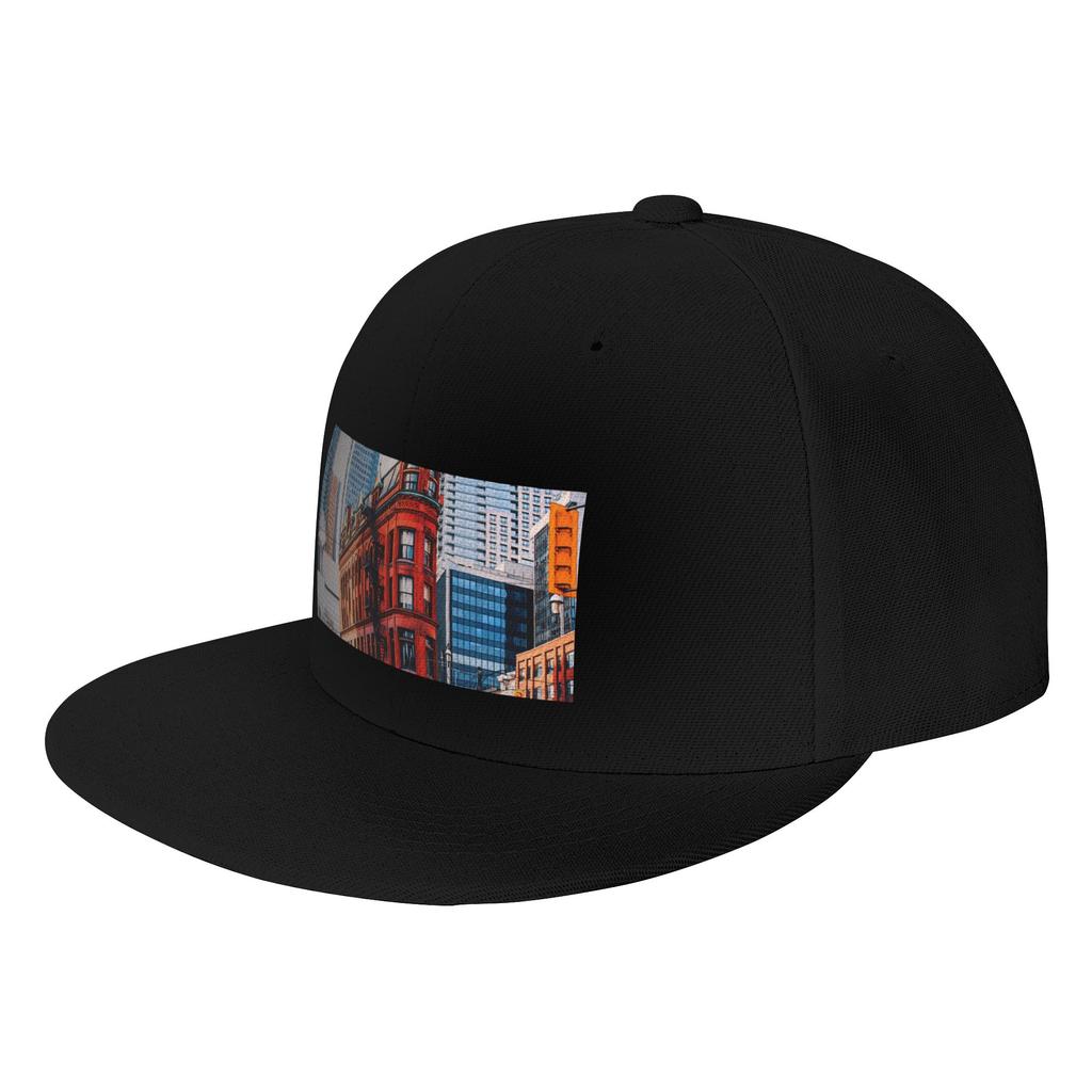 Fashion Toronto Canada City Flat Brim Sun Hat Seaside Vacation Hat Womens