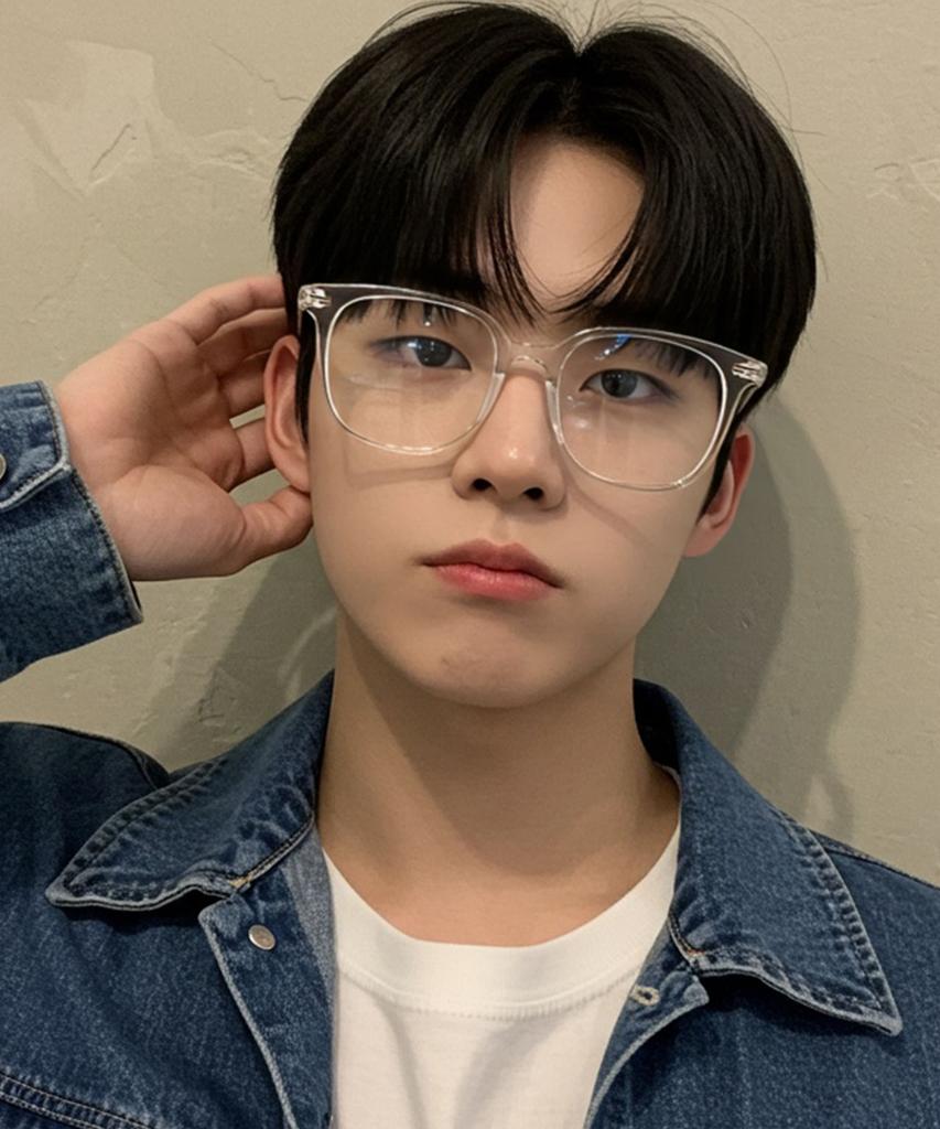 Geullaseuuseu Basic Horn-Rimmed Glasses A0625