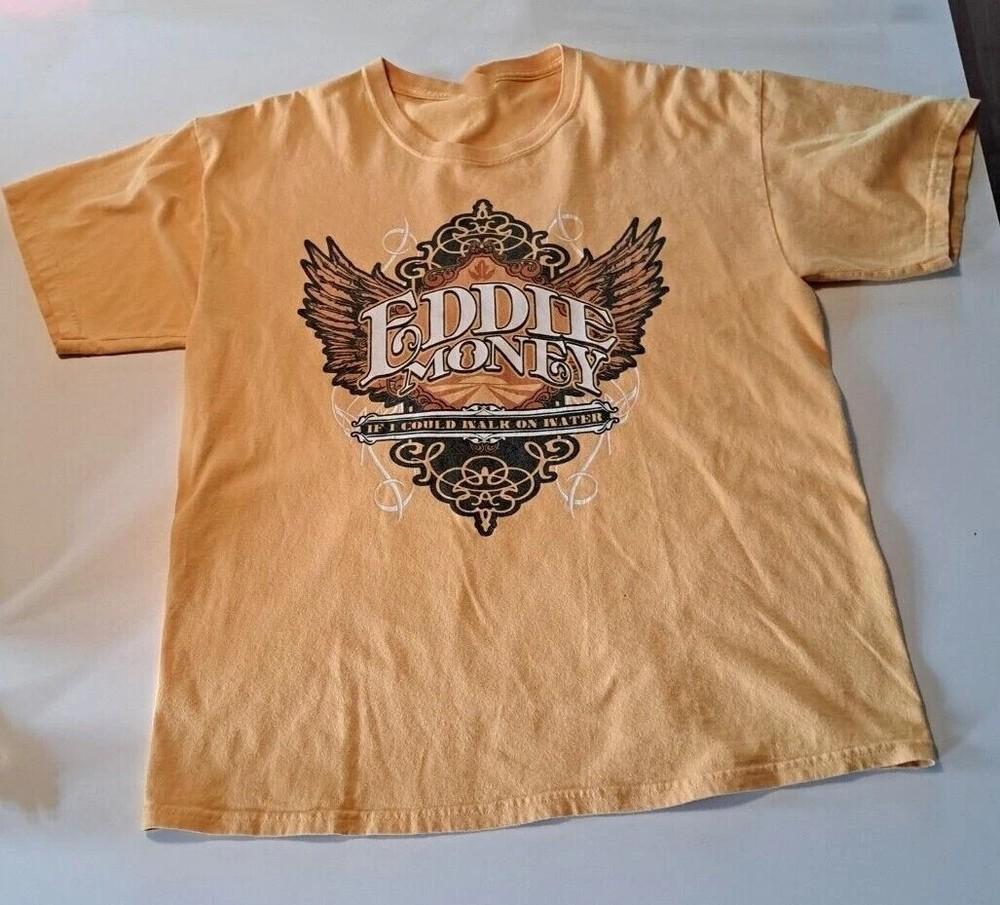 Eddie Money If I Could Walk In Water Shirt Yellow Unisex S-5XL Unisex T-Shirt XXXXL