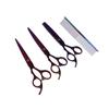 5 Pcs 7 Inch Professional Grooming Scissors Stainless Steel Rabbit Grooming Scissors Set for Small
