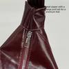Oil wax leather soft tote bag women's shoulder bag