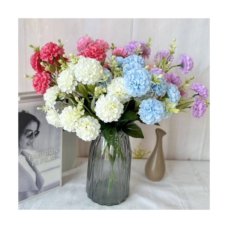 Faux Flower Basket With Prosperity Theme For Event Wedding And Home Decor