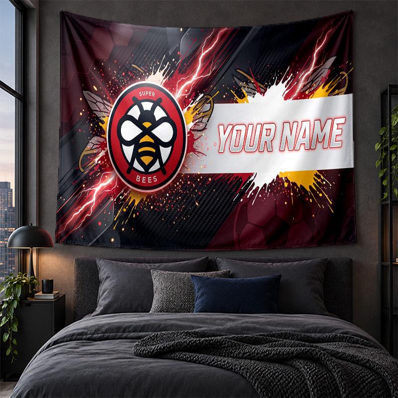 Personalized Tapestry Wall Hanging Brentford Football Pattern Art Background Cloth